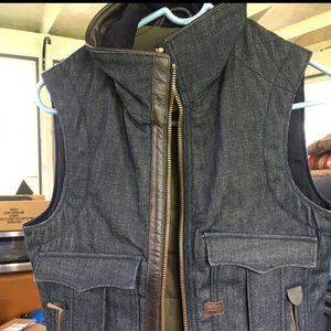 G-STAR RAW Denim Vest Small